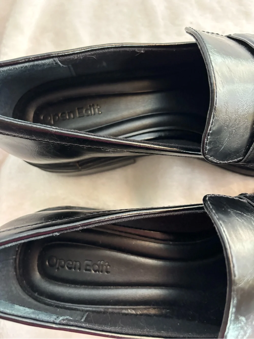 Open Edit Collier Penny Loafer (Women) Size 8.5 Black